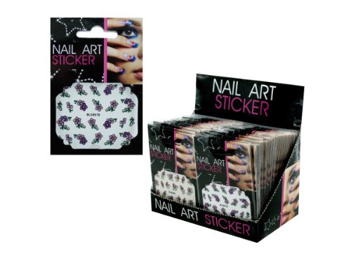 Wholesale Set of 72, Nail Art Sticker Counter Top Display (Cosmetics, Nail Polish)