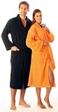 Egeria Frottee Bademantel/ Saunamantel “Topas” im Kimono Style für Damen & Herren in 7 Farben, Farbe: 001 weiß, Größe: XL