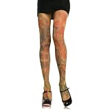Tattoo Print Opaque Pantyhose / Tights