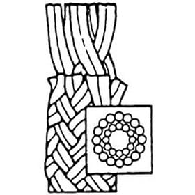 Buccaneer Rope Co. Double Braid Nylon Dock Line Spools 3 8x300 by