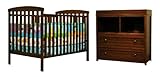 Athena Leila 2 Piece Nursery Set, Espresso Athena Leila 2 Piece Nursery Set, Espresso