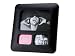 Photo frame No-edge,for 3 pictures plastic black