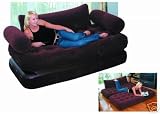 Review NEPTUNE  / Flocked Top Twin Inflatable Sofa Airbed Mattress W/ electric air pump