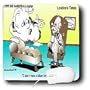 Londons Times Funny Music Cartoons - Cloud In Therapy No Silver Lining - Mouse Pads