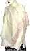 Wraps Stoles Wool with Pink Thread Embroidery India 80 x 27 inches (esrf026)