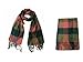 Leegoal Classic Cashmere Feel Plaid Long Pashmina Scarves Wrap,Red&Green