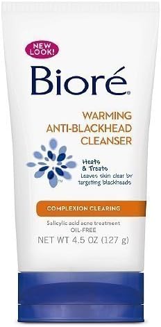 Biore Warming Anti-Blackhead Cream Face Cleanser, 4.5 oz by Bior