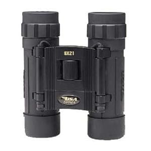 BSA 8x21mm Compact Binoculars, Rubber-Coated
