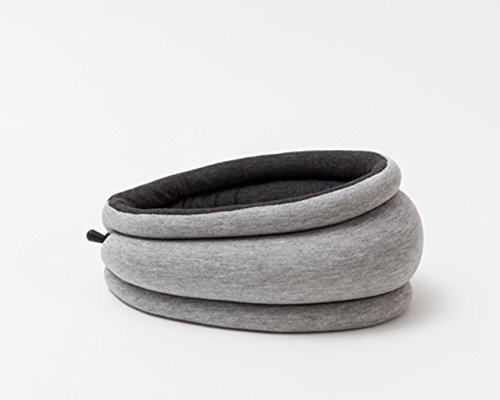 Ostrich Pillow Light - Reversible Midnight Grey - The Ultimate and Essential Luxury, Relaxing Travel Accessory by Studio Banana Things