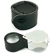 10x Round Eye Loupe Jewelers Gem Folding Magnifier 21mm