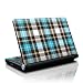 Turquoise Plaid Design Decorative Skin Decal Sticker for Lenovo IdeaPad S10 Netbook Laptop Computer
