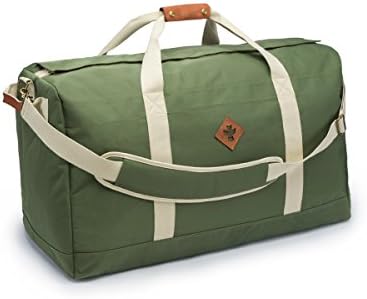 Revelry Supply The Continental - Smell Proof, Water Resistant, Lockable, Large Duffle Bag (Green)