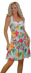 PRINT HALTER SUNDRESS