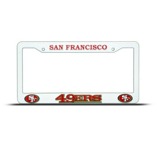 San Francisco 49Ers Nfl Plastic Nfl License Plate Frame Tag Holder