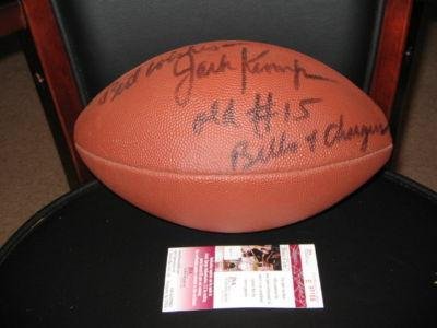 Jack Kemp Autographed Football - Old 15 Afl Jsa coa - Autographed Footballs