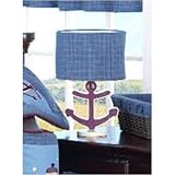Beansprout Nautical Patch Lamp with Shade, Denim