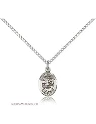 St. Michael the Archangel Small Sterling Silver Medal