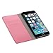 iPhone 6 Case - Exact Apple iPhone 6 5.5 Case [BillFOLD Series] - PU Wallet Flip Cover Case for Apple iPhone 6 Air (5.5-inch) Pink