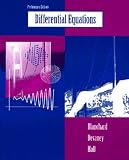  Differential Equations:  Paul Blanchard