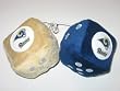 ST. LOUIS RAMS Team Logo Pair of FUZZY DICE