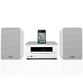 Onkyo CS-245 Kompaktanlage (RDS, CD/MP3- Player, 15 Watt, Apple iPod-Dock, USB) wei�