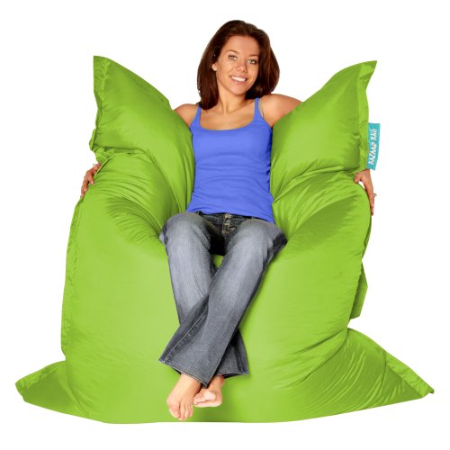 BAZAAR BAG ® - Giant Beanbag LIME GREEN - Indoor & Outdoor Bean Bag - MASSIVE 180x140cm - GREAT for Garden top Garden Furniture product BAZAAR BAG ® - Giant Beanbag LIME GREEN - Indoor & Outdoor Bean Bag - MASSIVE 180x140cm - GREAT for Garden picture