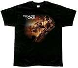 Gears of War 2: Marcus Fenix and COG Delta Squad Battlefield Black T Shirt