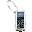 Belkin Graphic Holster Case with Carabiner Clip for iPod Nano 1G, 2G 2GB/4GB/8GB in Silver/Blue