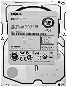 Dell 146GB 15K RPM SAS 2.5 Inch 6Gb/s Hard Drive