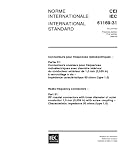 IEC 61169-31 Ed. 1.0 b:1999, Radio frequency connectors - Part 31: RF coaxial with inner diameter of outer conductor 1,0 mm (0,039 in) with screw coupling - Characteristic impedance 50 ohms (type 1,0)