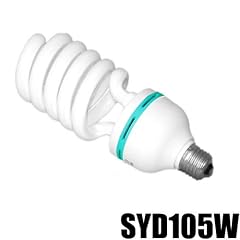 Fotolampe Spirallampe Energiesparlampe Tageslicht SYD 105 500W 5400K Tageslichtlampe Studioleuchte
