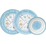 The Diet Plate Family Pack 1 Male Plate 1 Female and 1 bowl