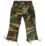 WOMEN'S WOODLAND CAMO CAPRI PANTS