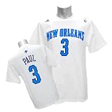 (アディダス)Adidas NBA ホーネッツ #3 クリス・ポール GAME TIME Tシャツ (ホワイト) ホーネッツ