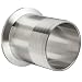 Parker Sanitary Tube Fitting, Stainless Steel 304, Rubber Hose Adapter, 2" Tube OD x 2" Hose ID