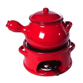 Mamma Ro 1.5 Quart Fondue Set, Red by Mamma Ro