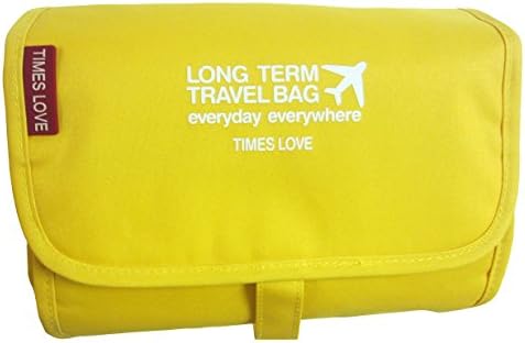 (SUPER CLEARANCE SALE) TIMES LOVE (TM) Foldable Toiletry Travel Organizer Bag- Hanging Rollup Case With Detachable Pockets For All Your Travel And Personal Care Accessories
