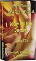 90 Day MP4 Audio/Video - iPod/iTunes Devotions - KJV Bible - 75 hours (3) CD data disks
