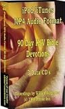 90 Day MP4 Audio/Video - iPod/iTunes Devotions - KJV Bible - 75 hours (3) CD data disks