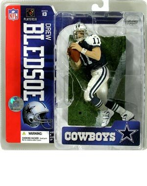 41Dti7ZV9yL McFarlane Toys 6 NFL Series 13   Drew Bledsoe