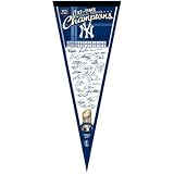 New York Yankees World Series Champions Signature Pennant