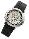 Police - PX11425G - Montre Homme Acier - Quartz Analogique - Affichage 24H - Dateur - Bracelet résine Noir
