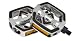 Nirve Running Boards Bicycle Pedals (Silver, 1/2-Inch)