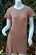 C & C California Classic Tee Shirt Dress Lt Brown