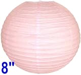 Pale Pink Chinese/Japanese Paper Lantern/Lamp 8″ Diameter – Just Artifacts Brand Reviews