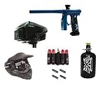 NEW EMPIRE INVERT MINI BLUE PAINTBALL MARKER PACKAGE 2