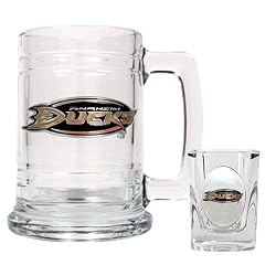 Anaheim Ducks NHL Boilermaker Set - Primary Logo by Great American Products