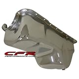 1988-96 Ford Small Block 351W Windsor Stock Capacity Truck Oil Pan - Chrome by CFR Performance