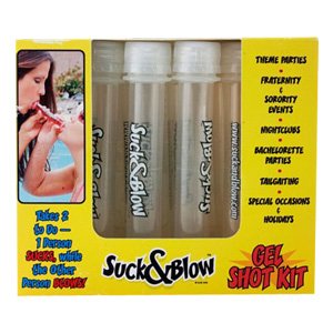 Suck & Blow Jello Shot 10 Pack Kit