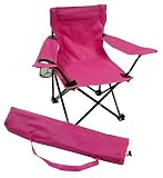 Redmon For Kids Kids Folding Camp Chair, Hot Pink